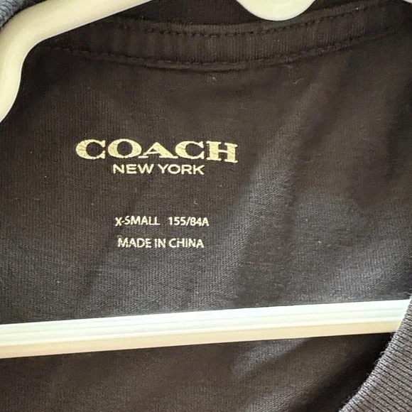 Coach Black Signature Tee - Picture 4 of 7
